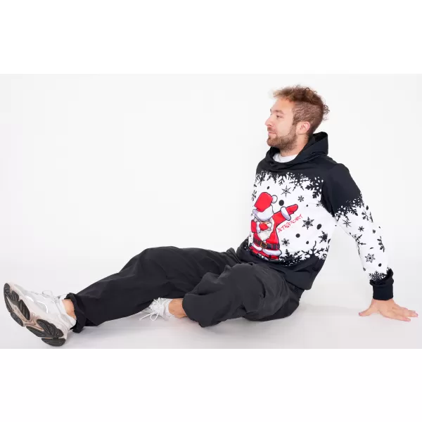  Hanorac premium pentru bărbați ALTISPORT VOJ/ALMVN2MI01 NEGRU 