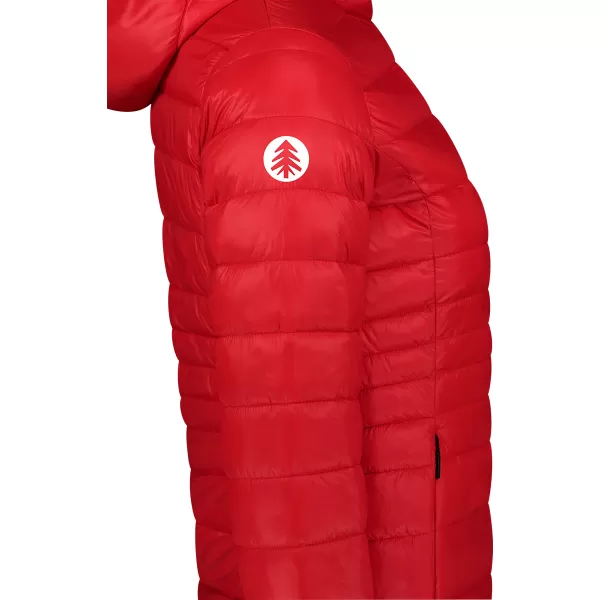  Geaca matlasata de dama NORDBLANC SPARKLE NBWJL7947 ROŞU 