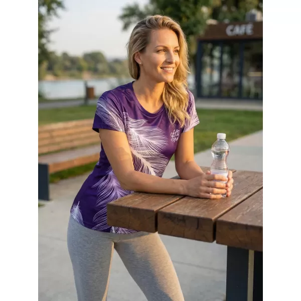  Tricou funcțional premium pentru femei ALTISPORT VOJ/ALW001TR01 VIOLET 