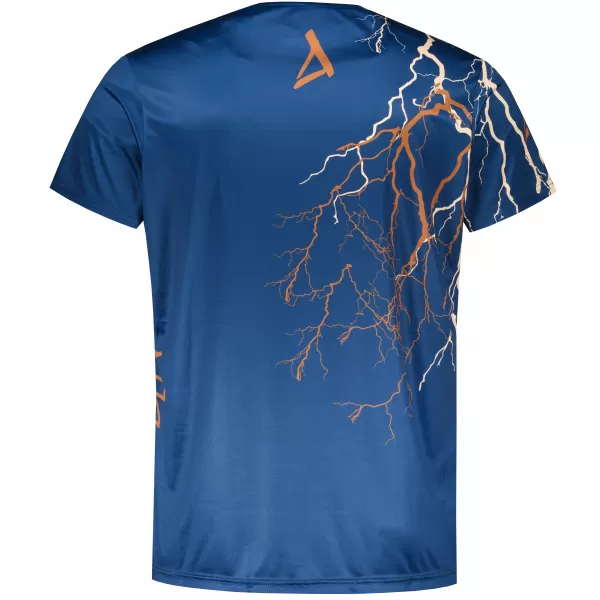  Tricou premium pentru bărbați ALTISPORT VOJ/ALM004TR01 BLEUMARIN/MARO 