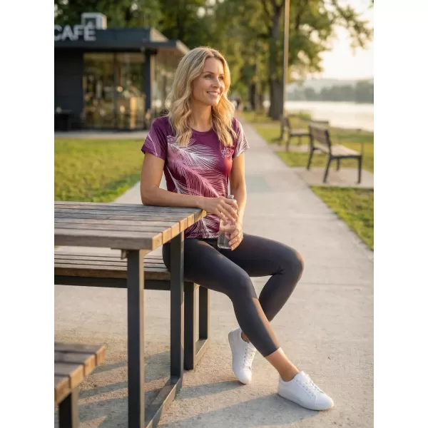  Tricou funcțional premium pentru femei ALTISPORT VOJ/ALW001TR01 FUCSIE 