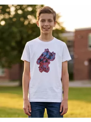 Tricou băieți SAM 73 SILAQUI KT 502 ALB