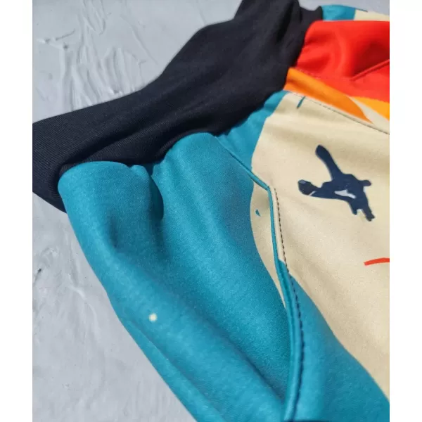  Pantaloni de softshell pentru bebeluși WAMU MOUNTAIN BIKE SVĚTLÁ MAI COLORAT 