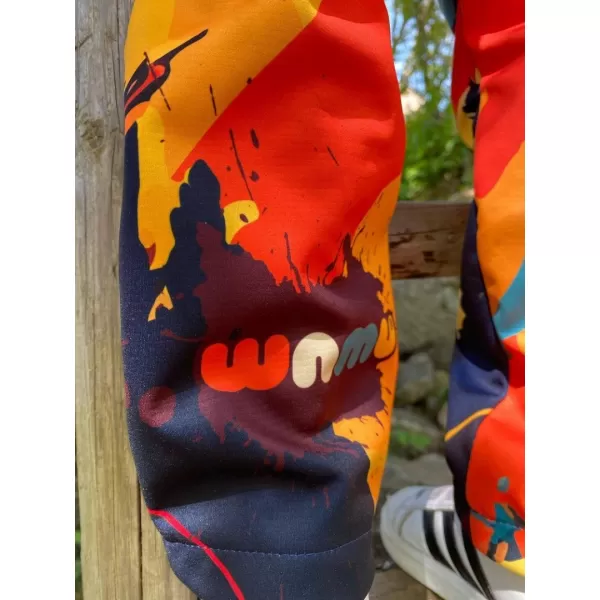  Pantaloni de softshell pentru bebeluși WAMU MOUNTAIN BIKE SVĚTLÁ MAI COLORAT 