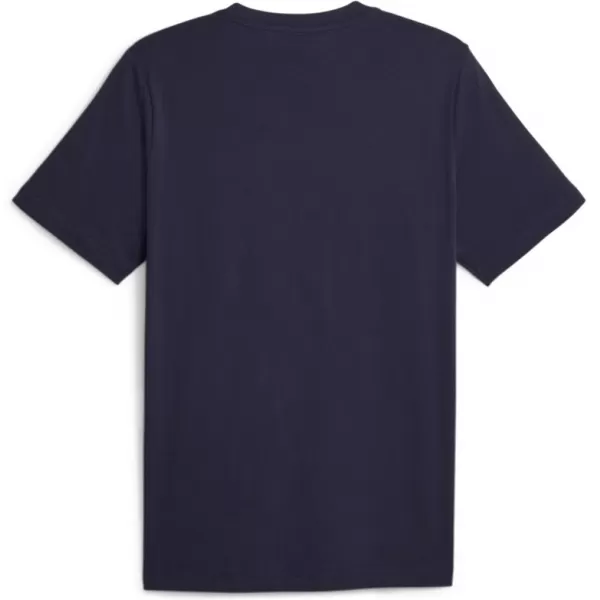  Tricou pentru bărbați PUMA ESS+ LOGO LAB TEE 675916-06 ALBASTRU 