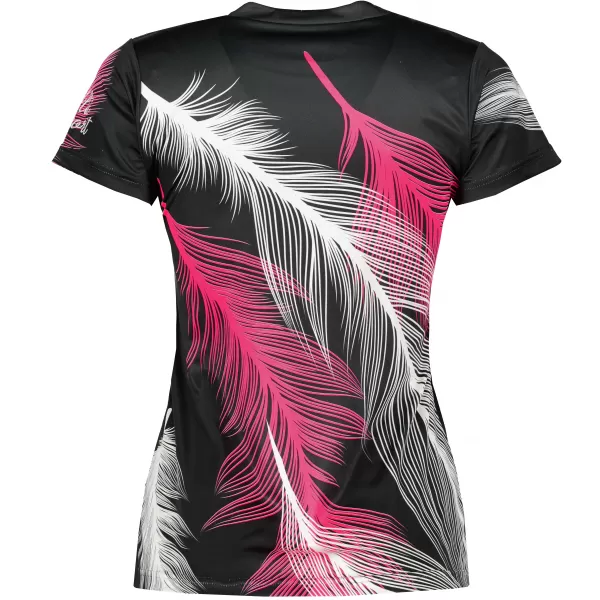  Tricou funcțional premium pentru femei ALTISPORT VOJ/ALW001TR01 NEGRU ROZ 