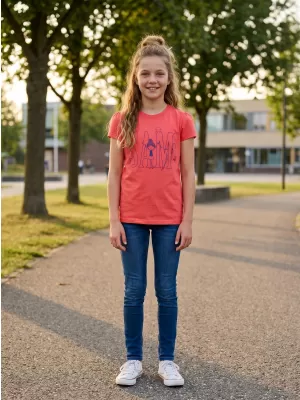 Tricou fetita SAM 73 IELENIA KT 506 ROZ APRINS