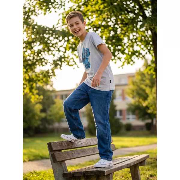  Tricou băieți SAM 73 SILAQUI KT 502 GRI DESCHIS 