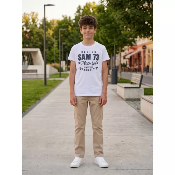  Tricou băieți SAM 73 JANSON KT 504 ALB 