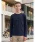 Tricou băiat cu mâneci lungi SAM 73 CELDOR KT 501 ALBASTRU ÎNCHIS