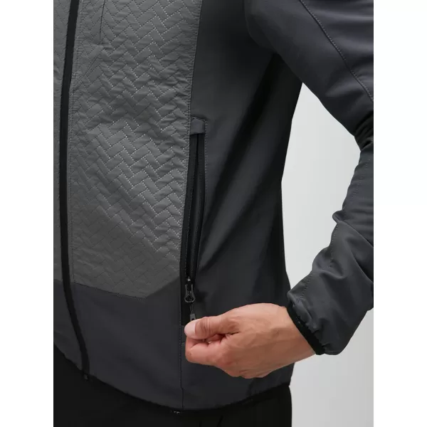  Jachetă softshell pentru bărbați LOAP URVAL OLM2313 GRI ÎNCHIS 
