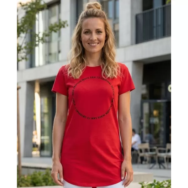  Tricou de damă SAM 73 DORIS WT 899 ZMEURĂ 