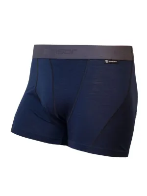 Boxeri bărbătești SENSOR MERINO ACTIVE DEEP BLUE