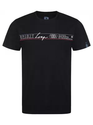 Tricou pentru bărbați LOAP ALPACO CLM2358 NEGRU