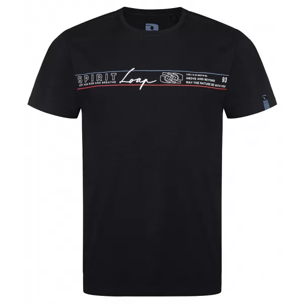  Tricou pentru bărbați LOAP ALPACO CLM2358 NEGRU 