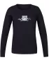 Tricou de damă cu mâneci lungi HANNAH ELARA ANTRACIT (ALB)