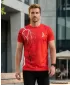 Tricou premium pentru bărbați ALTISPORT VOJ/ALM004TR01 ROȘU