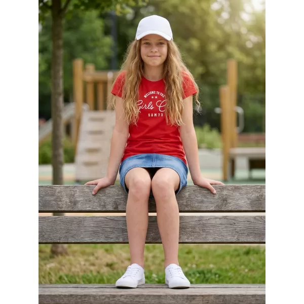  Tricou fetita SAM 73 JANLI KT 507 ROŞU 