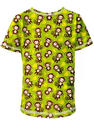 Short -sleeved t -thirt WAMU MONKEY BUSINESS VERDE