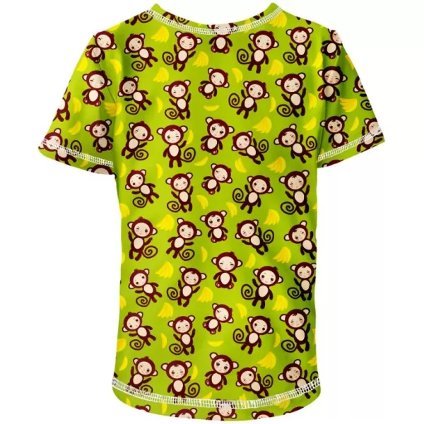  Short -sleeved t -thirt WAMU MONKEY BUSINESS VERDE 
