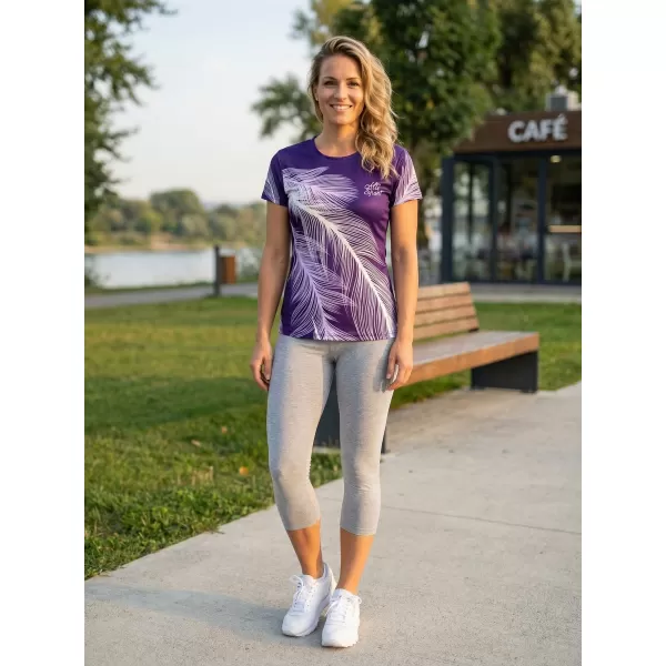  Tricou funcțional premium pentru femei ALTISPORT VOJ/ALW001TR01 VIOLET 