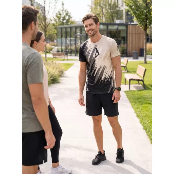  Tricou funcțional premium pentru bărbați ALTISPORT VOJ/ALM006TR01 NEGRU MARO 