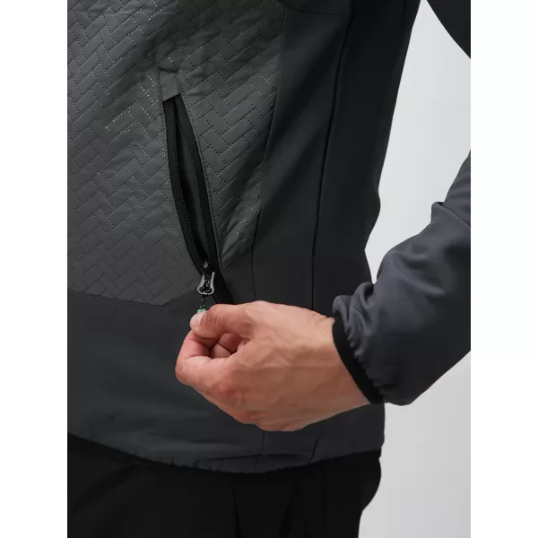  Jachetă softshell pentru bărbați LOAP URELON OLM2312 GRI ÎNCHIS 