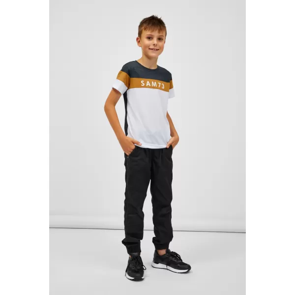  Tricou băieți SAM 73 KALLAN KT 503 ALB 