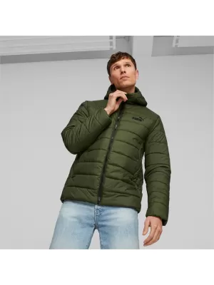 Jachetă pentru bărbați PUMA ESS HOODED PADDED JACKET 848938-31 VERDE