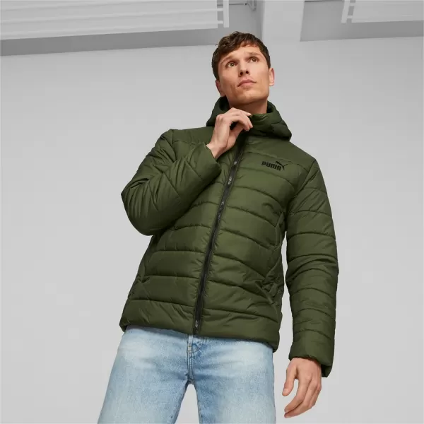  Jachetă pentru bărbați PUMA ESS HOODED PADDED JACKET 848938-31 VERDE 