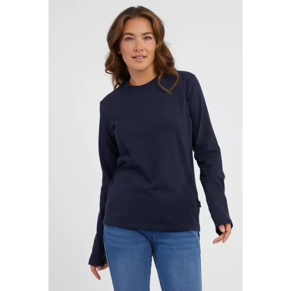  Tricou de damă cu mâneci lungi SAM 73 ZIRA WT 894 ALBASTRU ÎNCHIS 