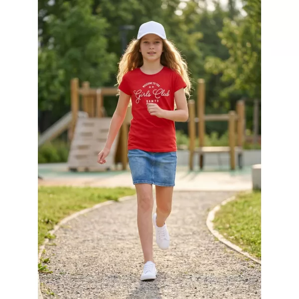  Tricou fetita SAM 73 JANLI KT 507 ROŞU 