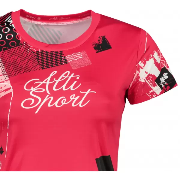  Tricou funcțional premium pentru femei ALTISPORT VOJ/ALW009TR01 ROȘU 