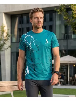 Tricou premium pentru bărbați ALTISPORT VOJ/ALM004TR01 KEROSEN/ALB