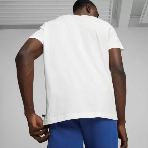  Tricou pentru bărbați PUMA BMW MMS ESS LOGO TEE 621314-02 ALB 