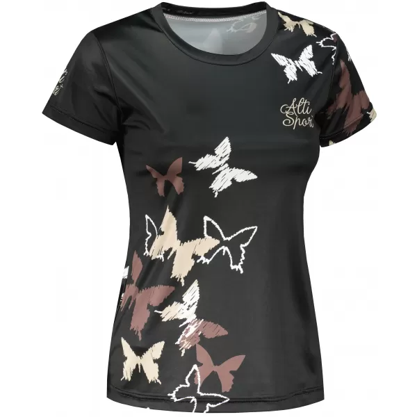  Tricou funcțional premium pentru femei ALTISPORT VOJ/ALW002TR01 NEGRU MARO 