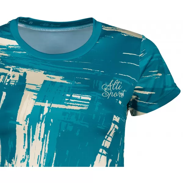  Tricou funcțional premium pentru femei ALTISPORT VOJ/ALW010TR01 KEROSEN/ALBASTRU 