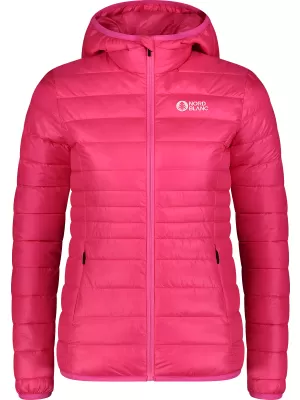 Geaca matlasata de dama NORDBLANC SPARKLE NBWJL7947 STRĂLUCIRE ROZ