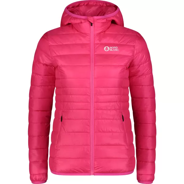  Geaca matlasata de dama NORDBLANC SPARKLE NBWJL7947 STRĂLUCIRE ROZ 