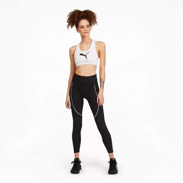  Sutien de damă PUMA MID IMPACT 4KEEPS GRAPHIC BRA PM 520306-52 ALB 