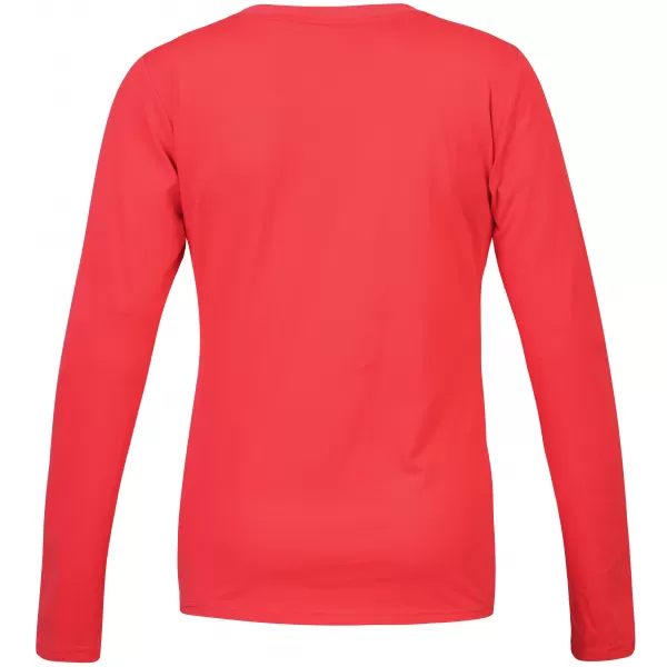  Tricou de damă cu mâneci lungi HANNAH ELARA HIBISCUS 
