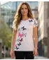 Tricou funcțional premium pentru femei ALTISPORT VOJ/ALW002TR01 ALB