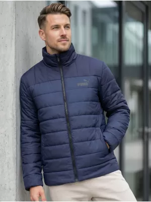 Jachetă pentru bărbați PUMA ESS+ PADDED JACKET 849349-06 ALBASTRU