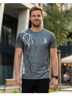 Tricou premium pentru bărbați ALTISPORT VOJ/ALM004TR01 GRAFIT