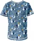 Short -sleeved t -thirt WAMU MEDVÍDCI NA MĚSÍCI ALBASTRU