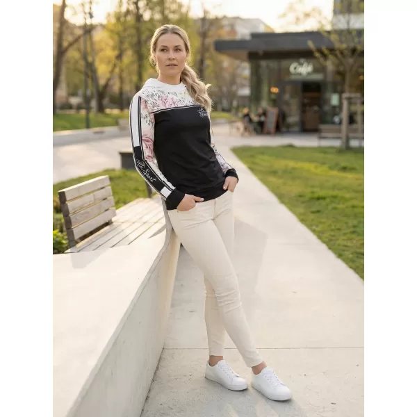 Hanorac premium pentru femei ALTISPORT VOJ/ALW008MI01 NEGRU 