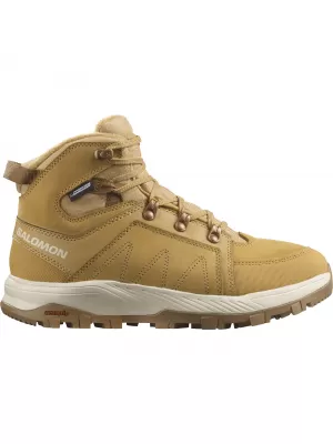 Cizme de iarna dama SALOMON OUTCHILL TS CSWP W L47328200 TAFFY/LAPTE DE MIGDALE/PIELE CRUDĂ