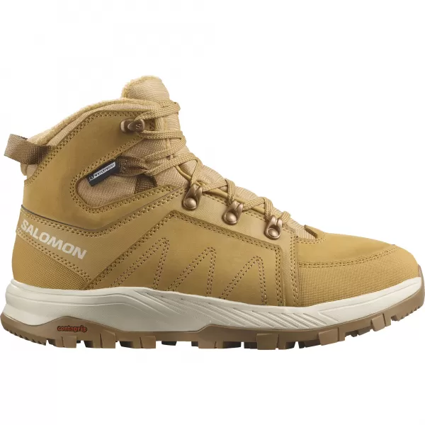  Cizme de iarna dama SALOMON OUTCHILL TS CSWP W L47328200 TAFFY/LAPTE DE MIGDALE/PIELE CRUDĂ 
