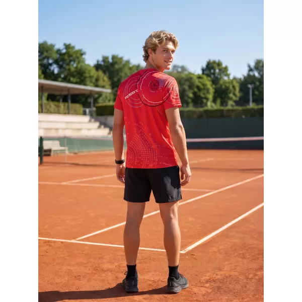  Tricou premium pentru bărbați ALTISPORT VOJ/ALM003TR01 ROȘU 