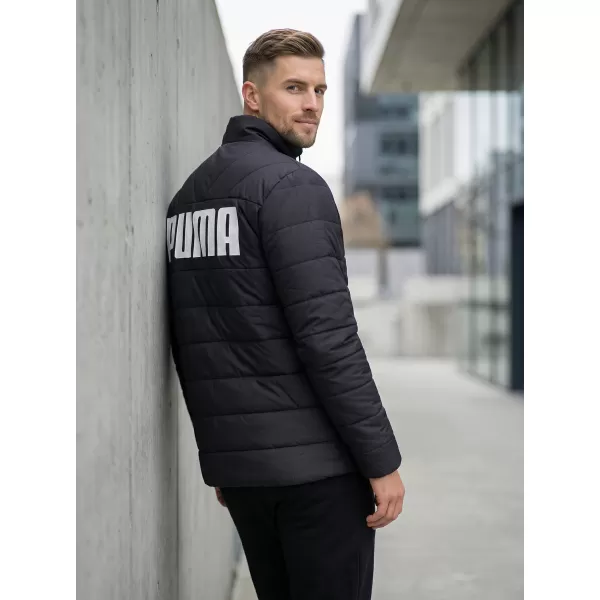  Jachetă pentru bărbați PUMA ESS+ PADDED JACKET 849349-01 NEGRU 